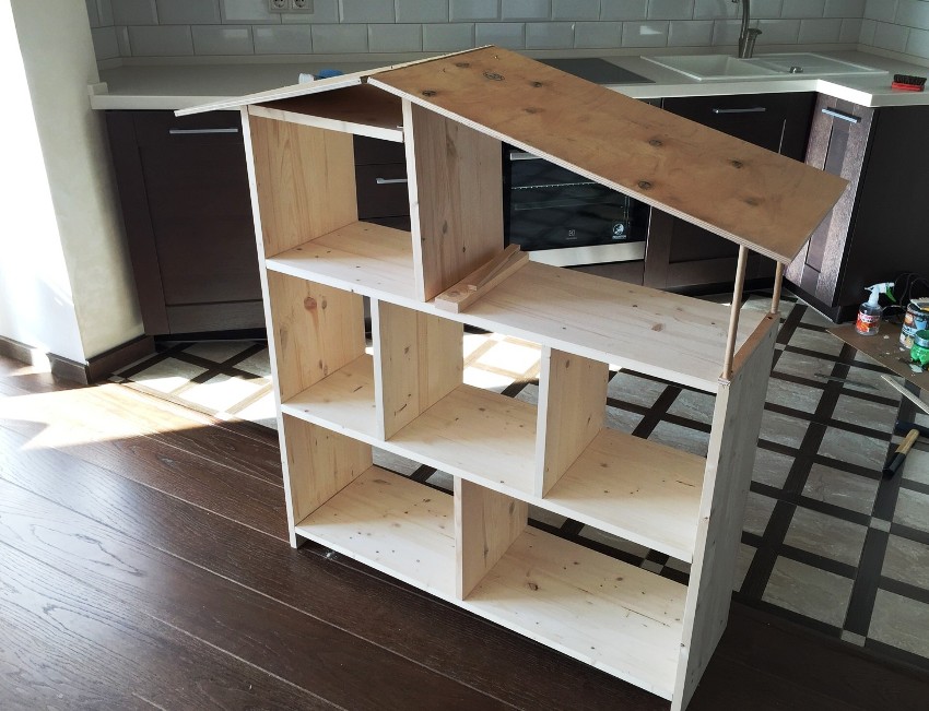 Лесно е да направите стелаж за детска стая със собствените си ръце от дърво, мебелни дъски, ПДЧ и други материали Лесно е да направите стелаж за детска стая със собствените си ръце от дърво, мебелни дъски, ПДЧ и други материали