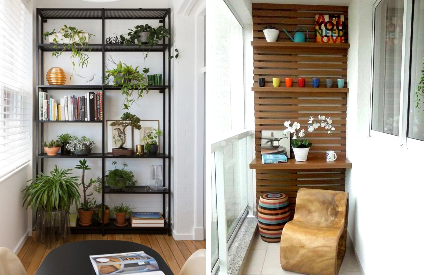 Stalak ili police postavljeni su na onaj dio balkona gdje neće ometati slobodno kretanje Stalak ili police postavljeni su na onaj dio balkona gdje neće ometati slobodno kretanje