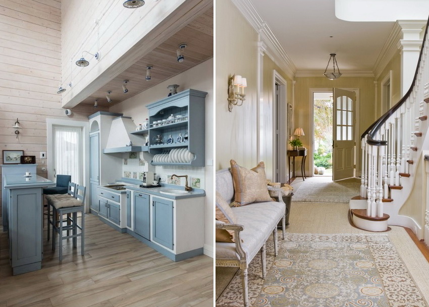 For at dekorere et rum af enhver type i Provence-stil vælges bløde og tilbageholdende farver For at dekorere et rum af enhver type i Provence-stil vælges bløde og tilbageholdende farver