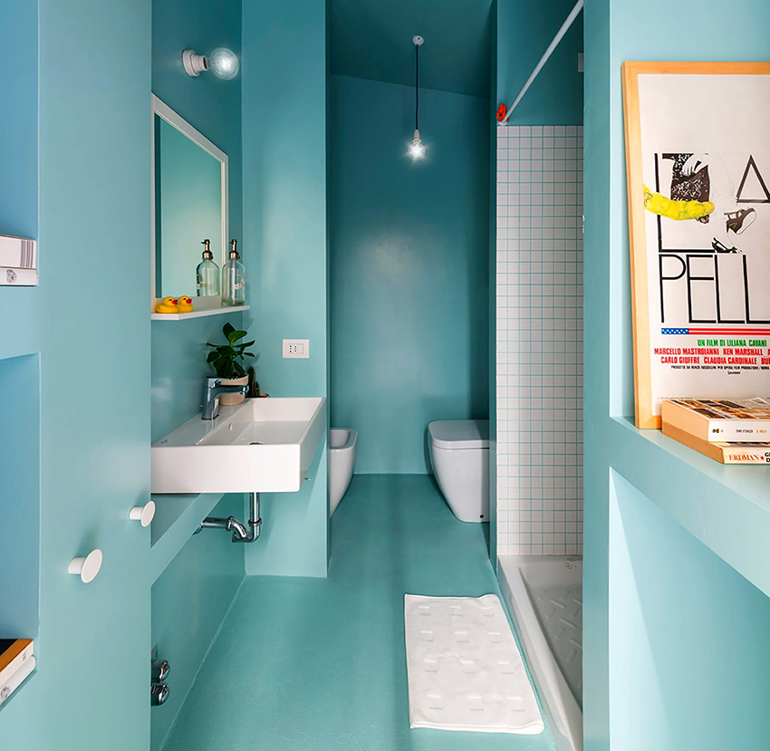 U unutrašnjosti kupaonice vrlo se često koriste plave i plave nijanse. U unutrašnjosti kupaonice vrlo se često koriste plave i plave nijanse.