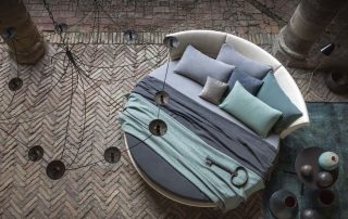 Giường tròn: đặc biệt và phong cách, đẹp và thoải mái