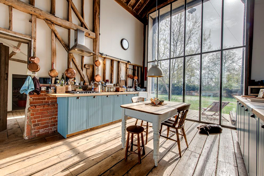 ห้องครัวสไตล์คันทรีควรตกแต่งด้วยสีธรรมชาติ ห้องครัวสไตล์คันทรีควรตกแต่งด้วยสีธรรมชาติ