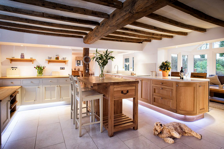 เฟอร์นิเจอร์ครัวสไตล์คันทรีควรทำจากไม้ธรรมชาติ เฟอร์นิเจอร์ครัวสไตล์คันทรีควรทำจากไม้ธรรมชาติ