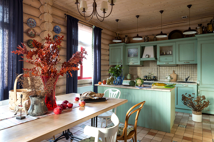 การตกแต่งห้องสไตล์คันทรีโดดเด่นด้วยการใช้สิ่งทอ การตกแต่งห้องสไตล์คันทรีโดดเด่นด้วยการใช้สิ่งทอ