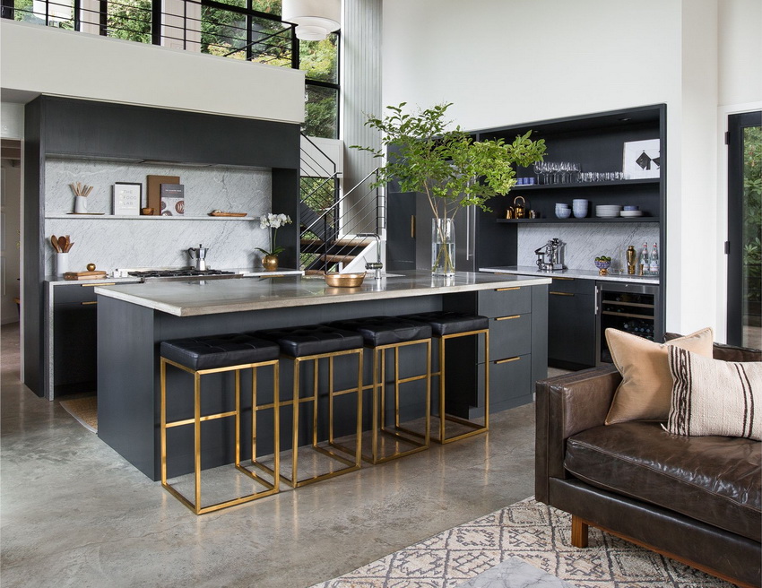 Det moderne køkken ser altid velplejet og rent ud Det moderne køkken ser altid velplejet og rent ud