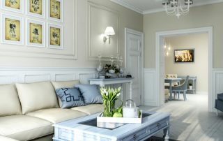 Wall moldings: a simple solution for creating a sophisticated interior