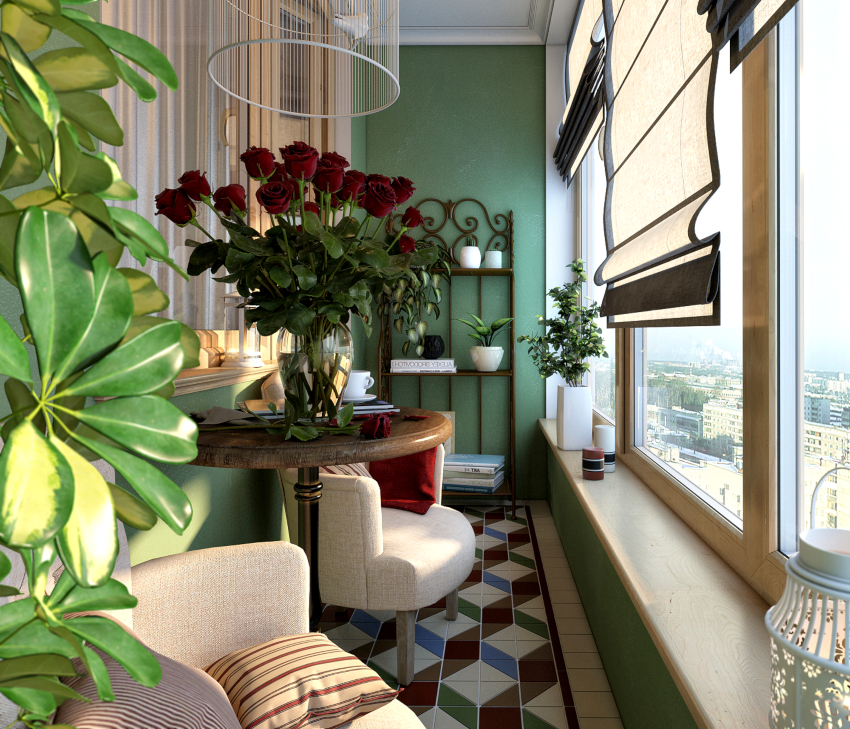 За вътрешна декорация на балкона с гипсокартон се препоръчва използването на устойчив на влага сорт от този материал За вътрешна декорация на балкона с гипсокартон се препоръчва използването на устойчив на влага сорт от този материал