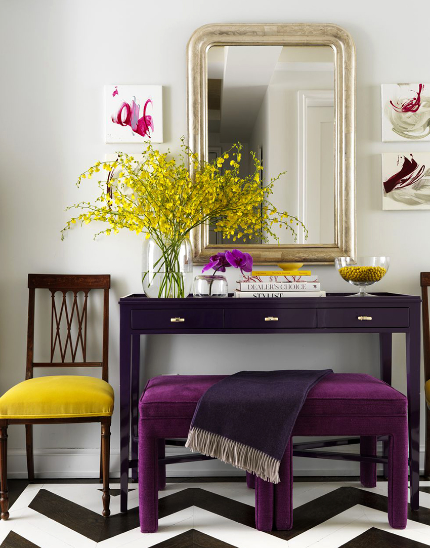 Puffen skal vælges, så den passer til gangens design Puffen skal vælges, så den passer til gangens design