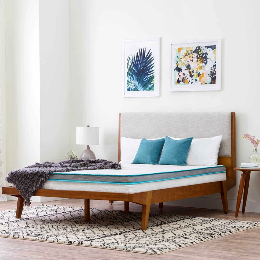 Madrasser i mellemhøjde har en tykkelse på 10 til 30 cm Madrasser i mellemhøjde har en tykkelse på 10 til 30 cm