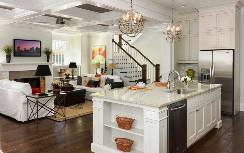 Tradičná a moderná, lakonická a ušľachtilá, strohá a zároveň ľahká kuchyňa v neoklasicistickom štýle Tradičná a moderná, lakonická a ušľachtilá, strohá a zároveň ľahká kuchyňa v neoklasicistickom štýle