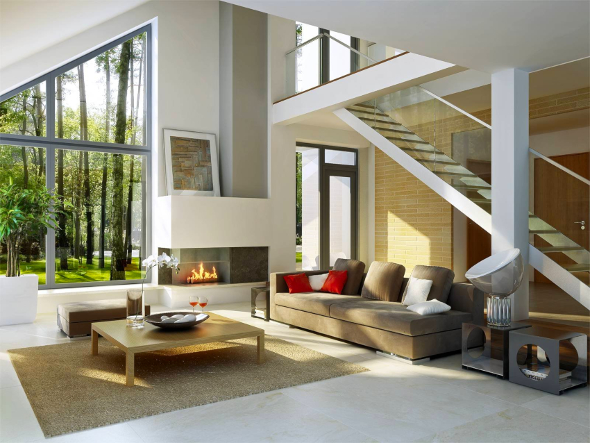 Murværk og gips betragtes som en god løsning til højteknologisk vægbeklædning. Murværk og gips betragtes som en god løsning til højteknologisk vægbeklædning.