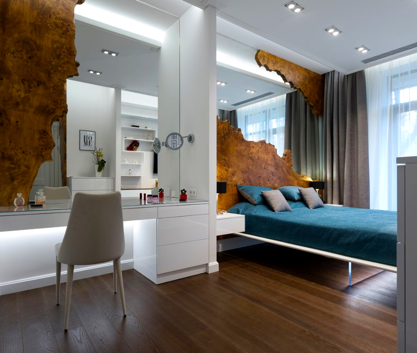 Der Minimalismus-Stil beinhaltet die Verwendung von Textilien hauptsächlich im Schlafzimmer. Der Minimalismus-Stil beinhaltet die Verwendung von Textilien hauptsächlich im Schlafzimmer.