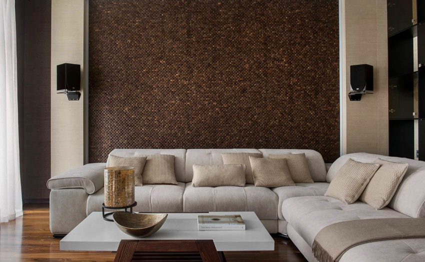 Der Minimalismus ermöglicht die Verwendung sowohl natürlicher als auch künstlicher Materialien Der Minimalismus ermöglicht die Verwendung sowohl natürlicher als auch künstlicher Materialien