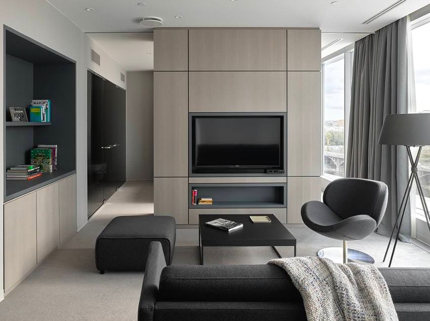 Minimalismus bedeutet ausgezeichnetes natürliches Licht im Raum Minimalismus bedeutet ausgezeichnetes natürliches Licht im Raum