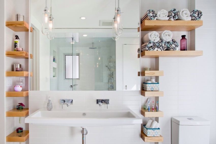Ъгловите рафтове за баня изпълняват основни функции, придавайки на помещението всякакви стилистични акценти Ъгловите рафтове за баня изпълняват основни функции, придавайки на помещението всякакви стилистични акценти