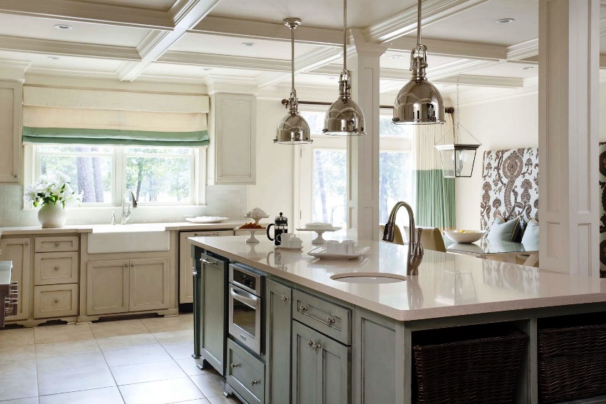 Uma boa opção para uma cozinha branca seria bancada em mármore e granito. Uma boa opção para uma cozinha branca seria bancada em mármore e granito.