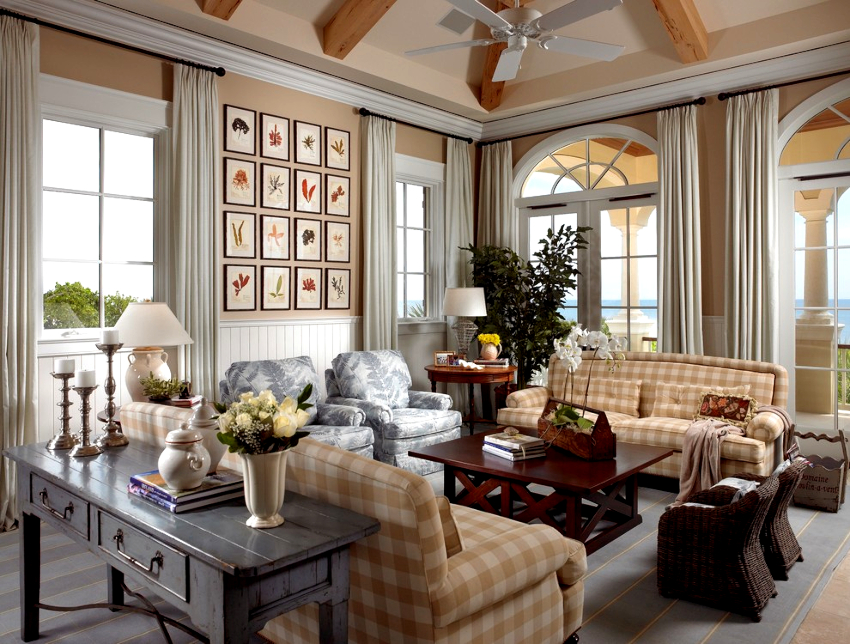 Elementele antice sau restaurate vor arăta colorate în sufrageria provensală Elementele antice sau restaurate vor arăta colorate în sufrageria provensală