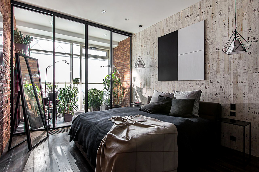 חדר שינה בסגנון לופט צריך להיות נפרד משאר האזורים חדר שינה בסגנון לופט צריך להיות נפרד משאר האזורים