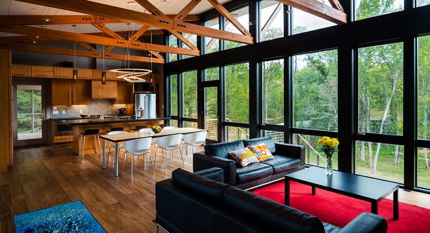 Kombinácia kuchyne a obývacej izby vám umožní získať pohodlnejší a funkčnejší priestor Interiér kuchyne a obývacej izby: veľká a funkčná miestnosť