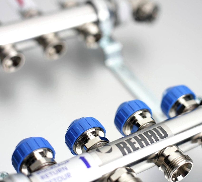 Rehau distribution manifolds are not only very reliable, but also have an attractive appearance. Rehau distribution manifolds are not only very reliable, but also have an attractive appearance.