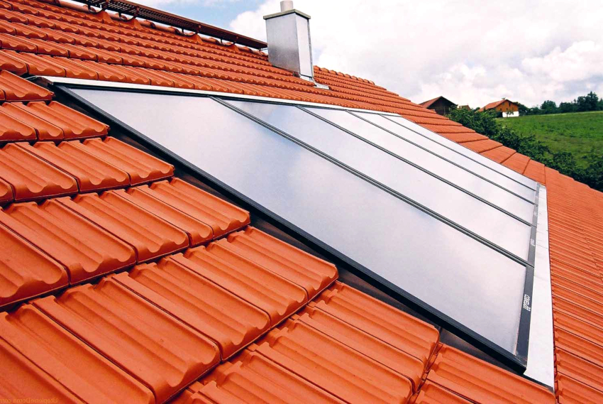 Solar collectors are placed on the roof of the house, where the maximum level of solar radiation is concentrated. Solar collectors are placed on the roof of the house, where the maximum level of solar radiation is concentrated.