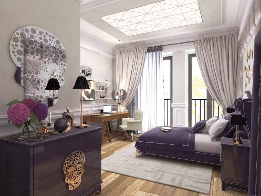 Du kan dekorere et jenterom i loftstil med vintage-møbler. Du kan dekorere et jenterom i loftstil med vintage-møbler.