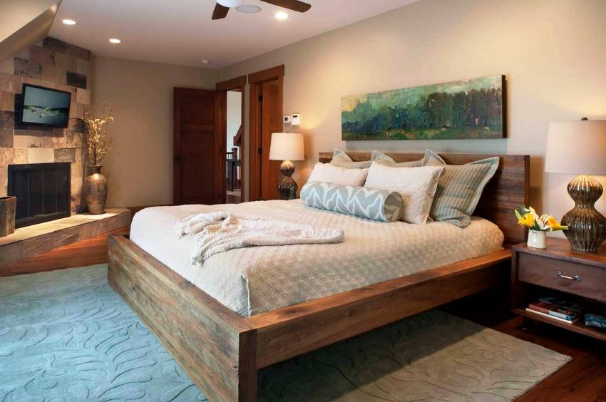 ตัวเลือกของเตียงไม้จะต้องตรงกับสไตล์ของห้อง ตัวเลือกของเตียงไม้จะต้องตรงกับสไตล์ของห้อง