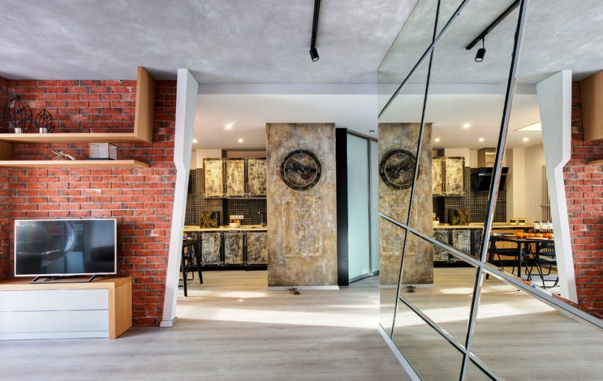 Loft-style wallpaper with imitation of brickwork - an extraordinary creative solution for the home Loft-style wallpaper with imitation of brickwork - an extraordinary creative solution for the home