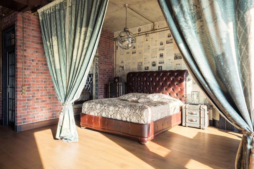 One of the easiest ways to highlight an accent wall in a loft interior is to use companion wallpaper. One of the easiest ways to highlight an accent wall in a loft interior is to use companion wallpaper.