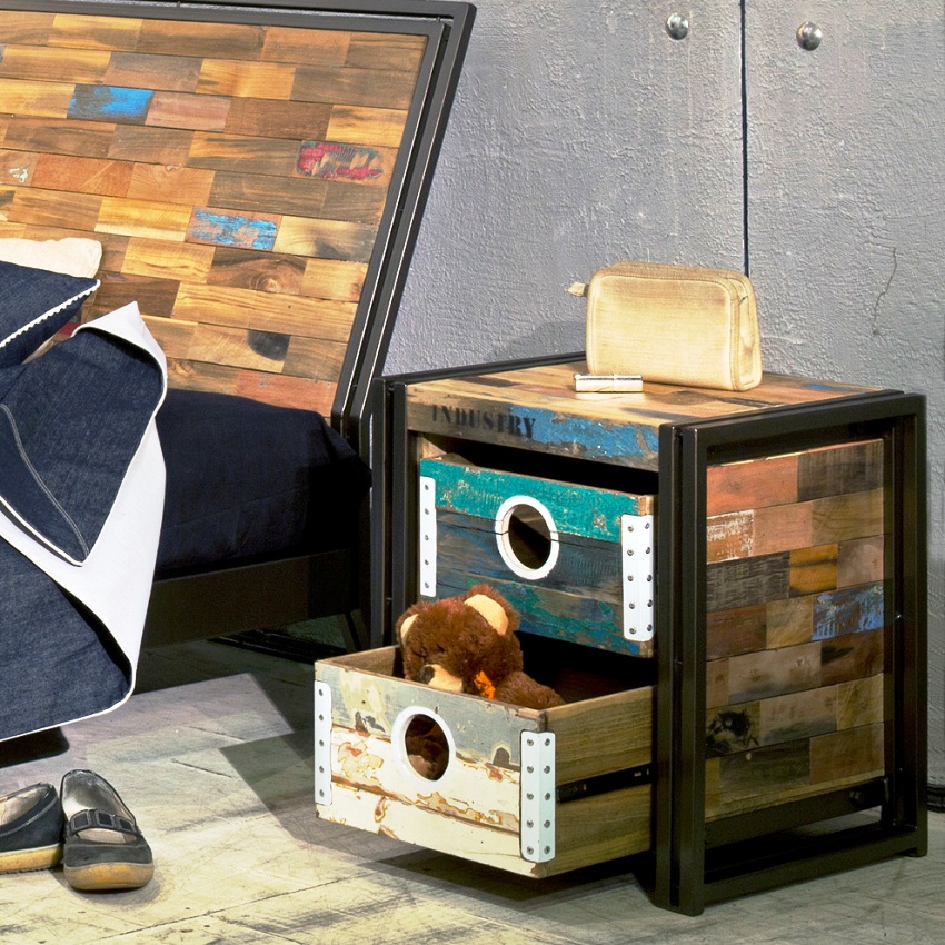 Die Form der Nachttische kann unterschiedlich sein Die Form der Nachttische kann unterschiedlich sein