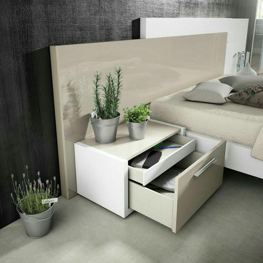 Die Tiefe des Nachttisches hängt direkt davon ab, was sie darin sparen möchten Die Tiefe des Nachttisches hängt direkt davon ab, was sie darin sparen möchten