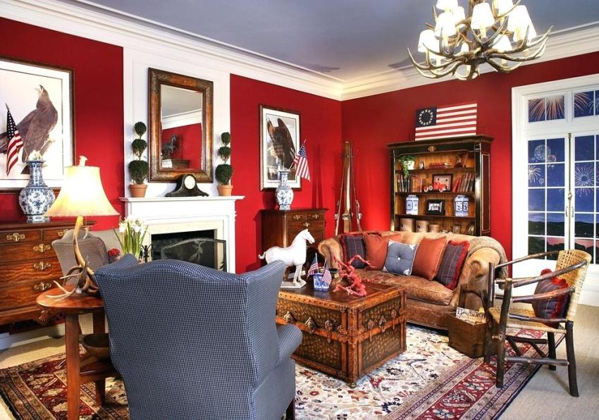 Phong cách Mỹ trong nội thất là sự kết hợp tao nhã giữa giá trị truyền thống và xu hướng thiết kế hiện đại Phong cách Mỹ trong nội thất là sự kết hợp tao nhã giữa giá trị truyền thống và xu hướng thiết kế hiện đại