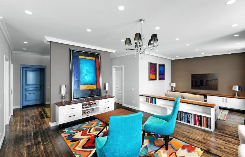 Trong nội thất phong cách kết hợp, màu sắc phong phú được sử dụng, trong khi sự tương thích của các sắc thái là rất quan trọng Trong nội thất phong cách kết hợp, màu sắc phong phú được sử dụng, trong khi sự tương thích của các sắc thái là rất quan trọng