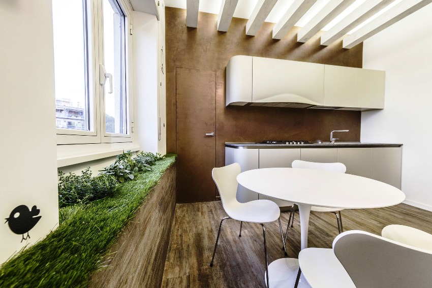 Theo hướng phong cách sinh thái, màu sắc êm dịu, dễ chịu, thiên nhiên là phù hợp Theo hướng phong cách sinh thái, màu sắc êm dịu, dễ chịu, thiên nhiên là phù hợp