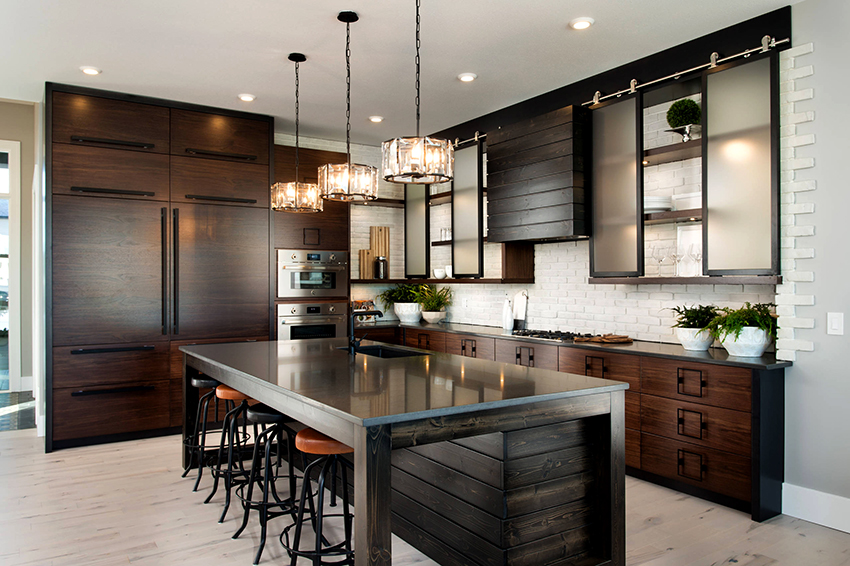 Blat stołu wyspowego dobierany jest na podstawie warunków jego użytkowania Blat stołu wyspowego dobierany jest na podstawie warunków jego użytkowania