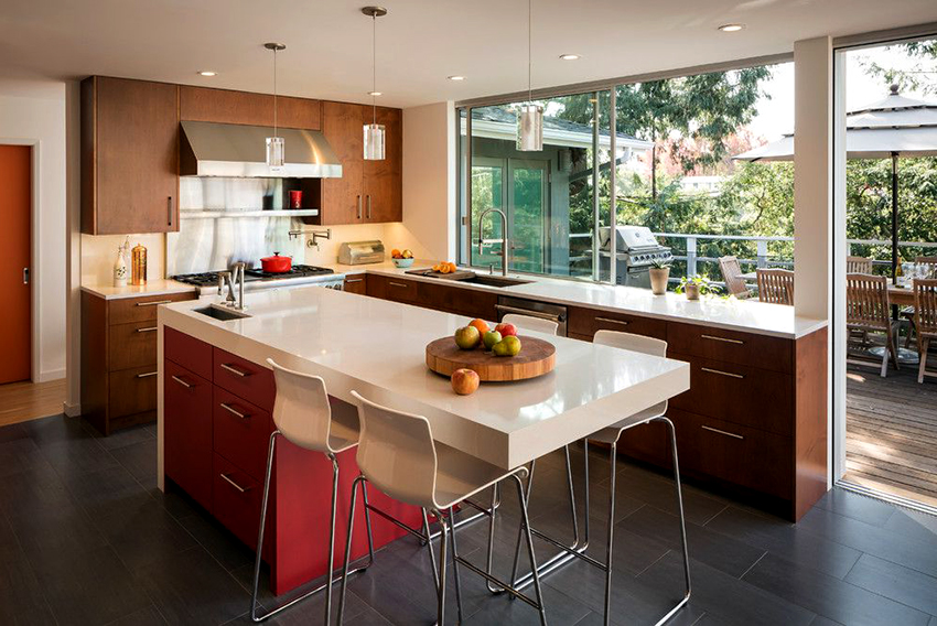 Standardowa wysokość blatu kuchennego to 85 centymetrów Standardowa wysokość blatu kuchennego to 85 centymetrów