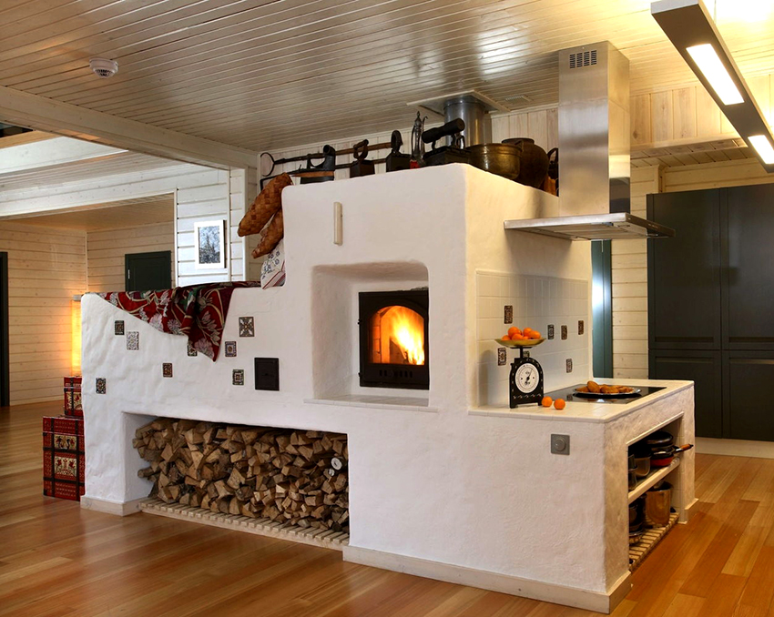 Komfuret er en af de første metoder til luftopvarmning af lokaler Ovnen er en af de første metoder til luftopvarmning af lokaler