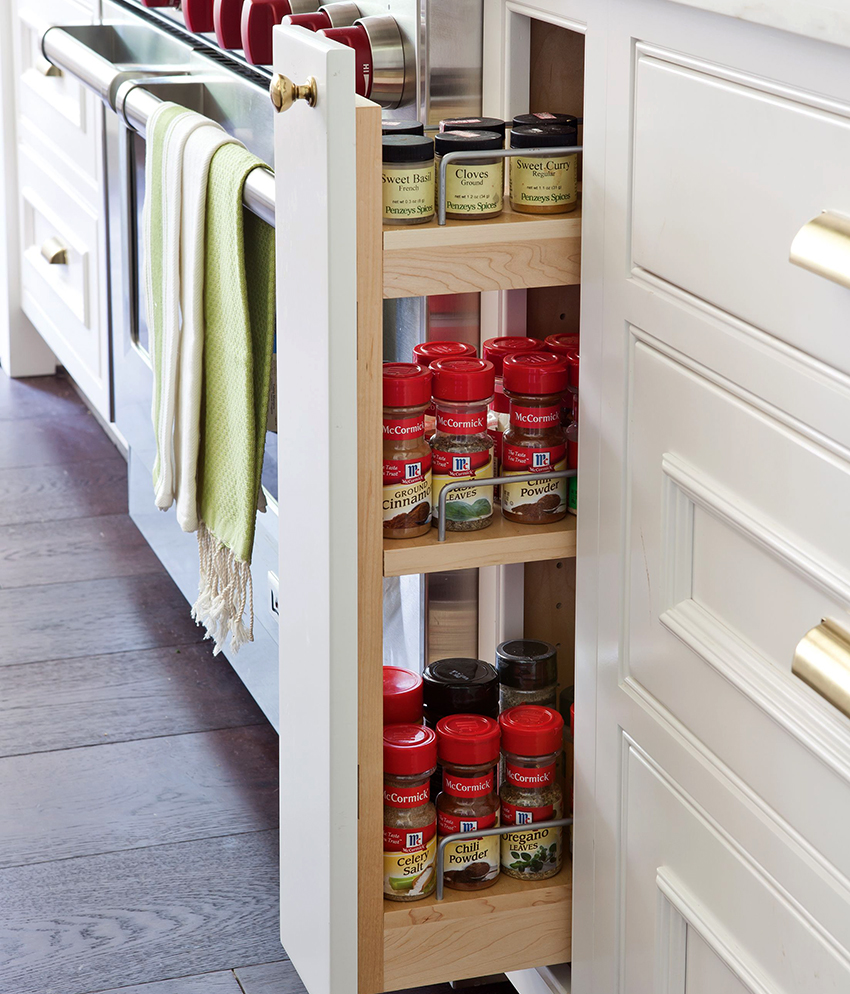 Takket være den rationelle brug af hver centimeter er last den optimale løsning til køkkenet Takket være den rationelle brug af hver centimeter er last den optimale løsning til køkkenet