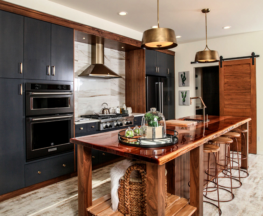 Mobilierul negru din bucătărie va arăta spectaculos și nestandard Mobilierul negru din bucătărie va arăta spectaculos și nestandard