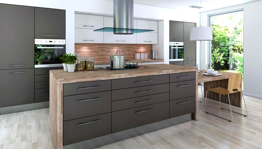 Gri este minunat pentru bucătăriile în stil mansardă, minimalism, high-tech Gri este minunat pentru bucătăriile în stil mansardă, minimalism, high-tech