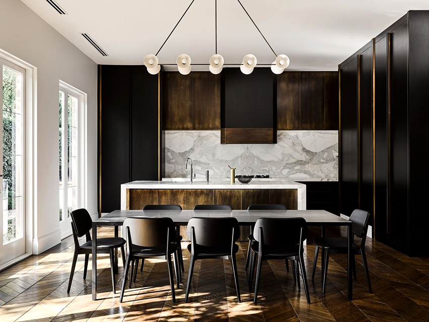 Blatul de bucătărie ușor va dilua și completa setul întunecat Blatul de bucătărie ușor va dilua și completa setul întunecat