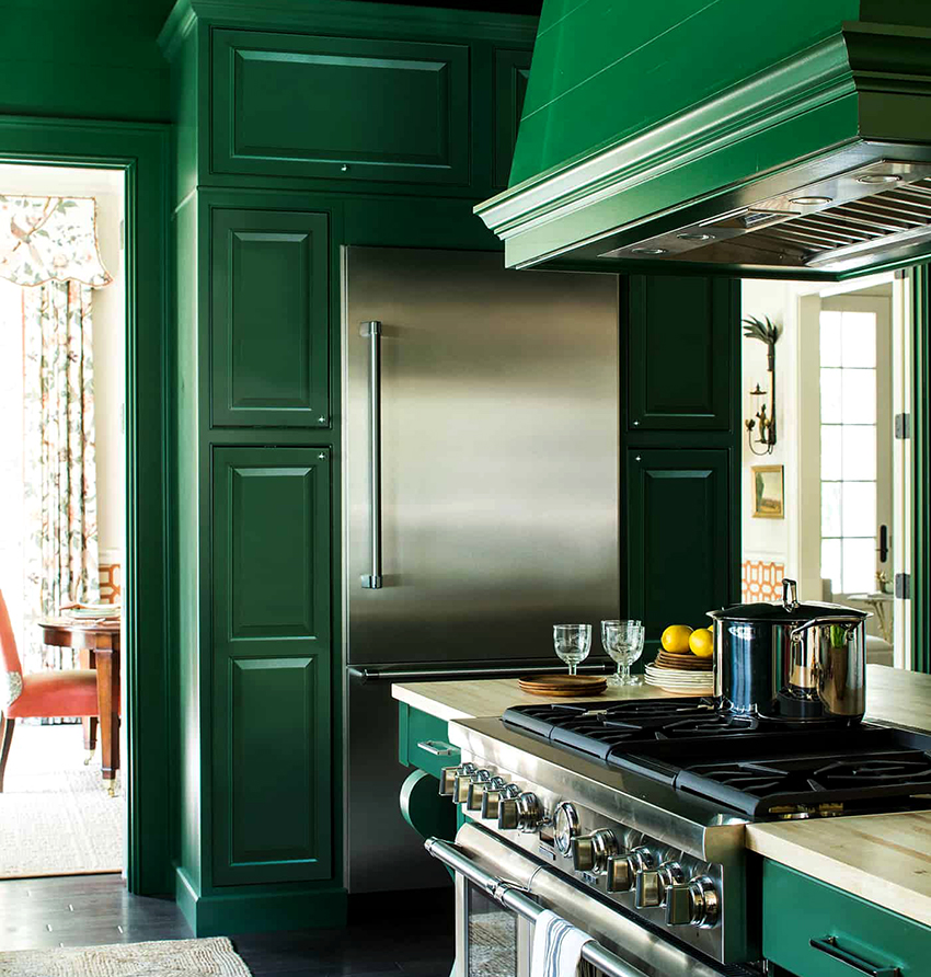 Bucătăriile verzi arată suculente și luminoase, adaugă veselie și își înveselesc proprietarii Bucătăriile verzi arată suculente și luminoase, adaugă veselie și își înveselesc proprietarii