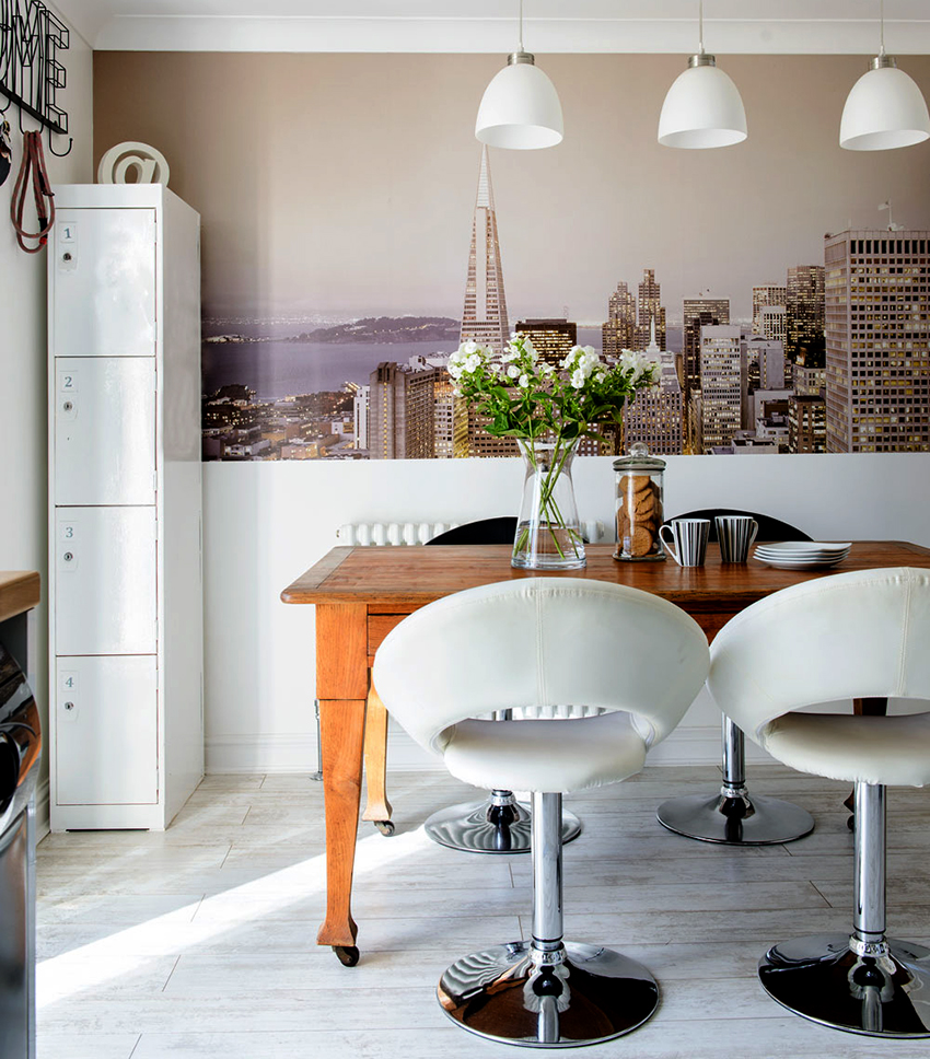 Nuotraukų tapetai virtuvėje padarys interjerą unikalų, stilingą ir originalų Nuotraukų tapetai virtuvėje padarys interjerą unikalų, stilingą ir originalų