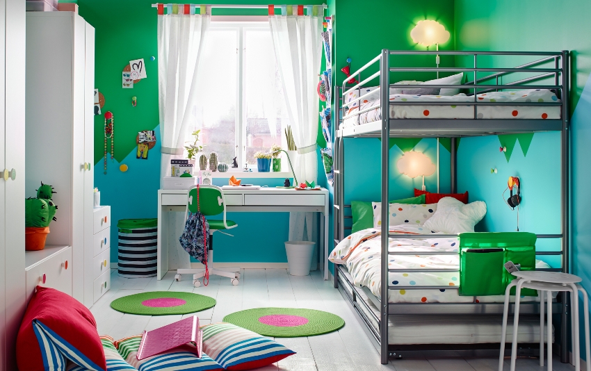 Die Funktionalität von IKEA Möbeln macht es ideal für die Dekoration eines Kinderzimmers Die Funktionalität von IKEA Möbeln macht es ideal für die Dekoration eines Kinderzimmers