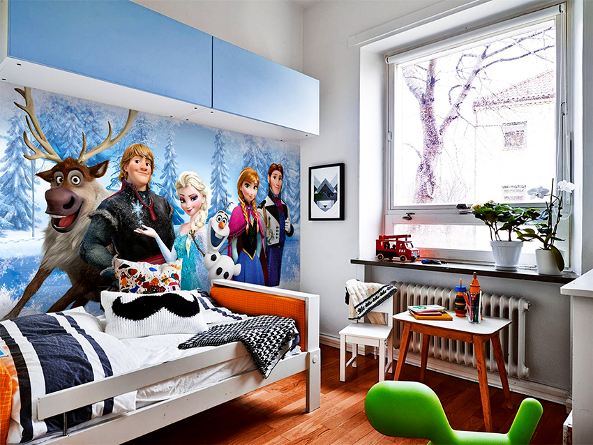 Du kan foretrekke tapet med tegnene til jentas favoritttegneserie Du kan foretrekke tapet med tegnene til jentas favoritttegneserie