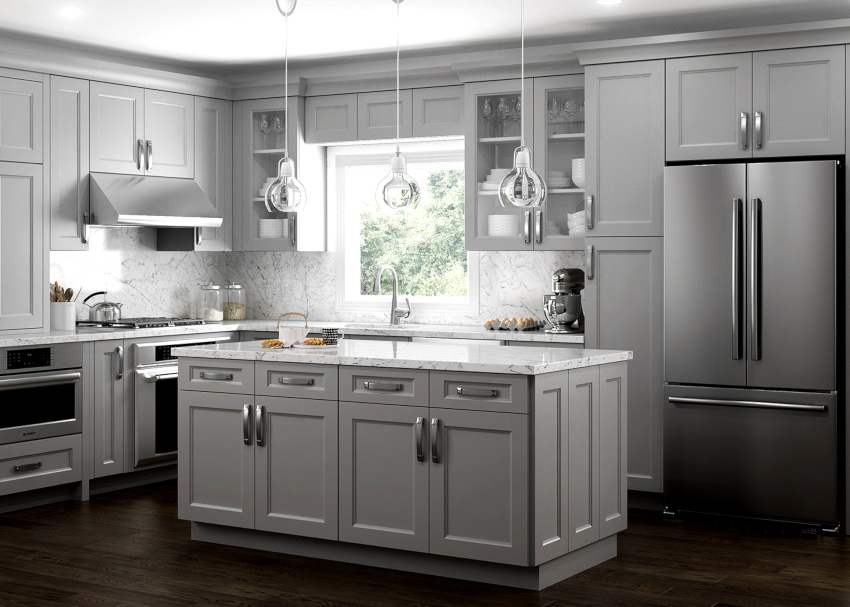 Træagtige nuancer som beige, wenge betragtes som mere populære til brug i gråt interiør. Træagtige nuancer som beige, wenge betragtes som mere populære til brug i gråt interiør.