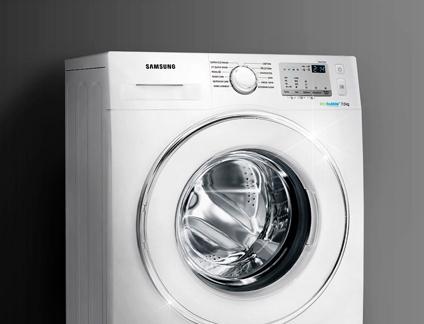 Samsung WD5500K pertany a la classe de consum més baix: A +++ Samsung WD5500K pertany a la classe de consum més baix: A +++