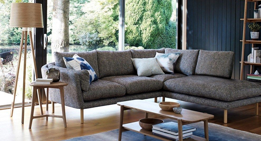 Moderne hjørnesofaer er komfortable, konsise og funksjonelle Hjørnesofa: bilde av vakre møbler med et unikt designkonsept