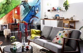 Tapet foto în interior: secretele creării unui design viu