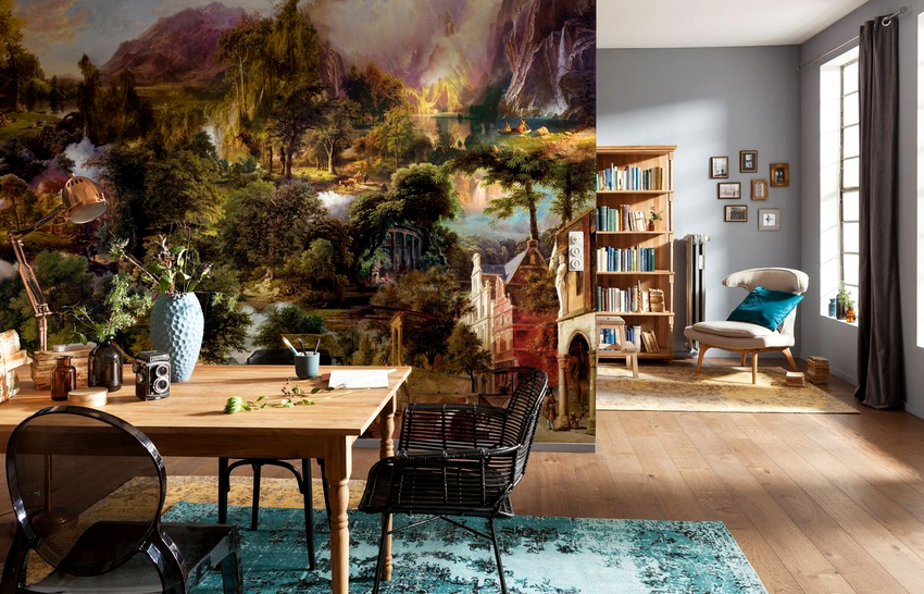 Жителите на градовете предпочитат да избират изображения на гори, степи, планини, ливади и дори пустини Жителите на градовете предпочитат да избират изображения на гори, степи, планини, ливади и дори пустини